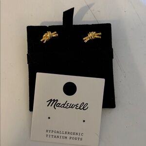 Madewell Knotted Small Stud Earrings
